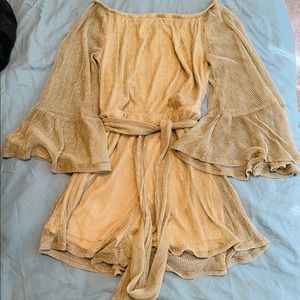 Mini Dress in Gold